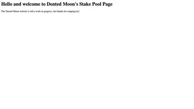 DMOON · Dented Moon