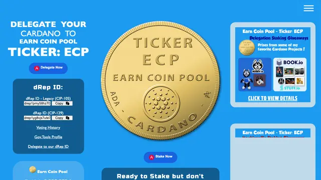 ECP · Earn Coin Pool