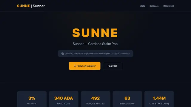 SUNNE · Sunner